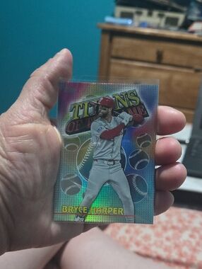 Topps Bryce Harper Rainbow Holo Baseball Card - Red, White, Green, Blue